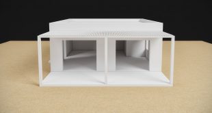 New design for a small prefabricated house.