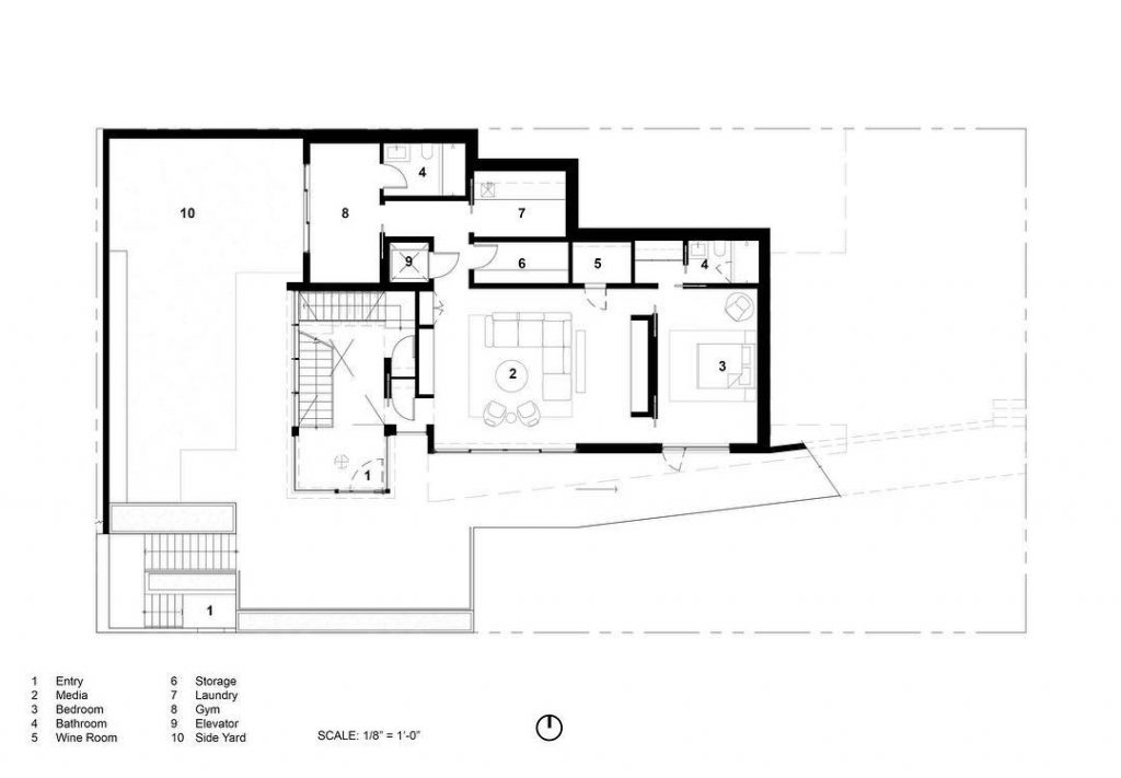 Project: Floor Plan, Dolores Heights Residence ⠀
Architect:
Location: San Franci