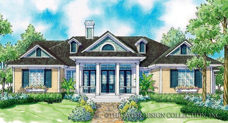 Symmetry and classic rural beauty are featured in the "Madison" home plan, wi