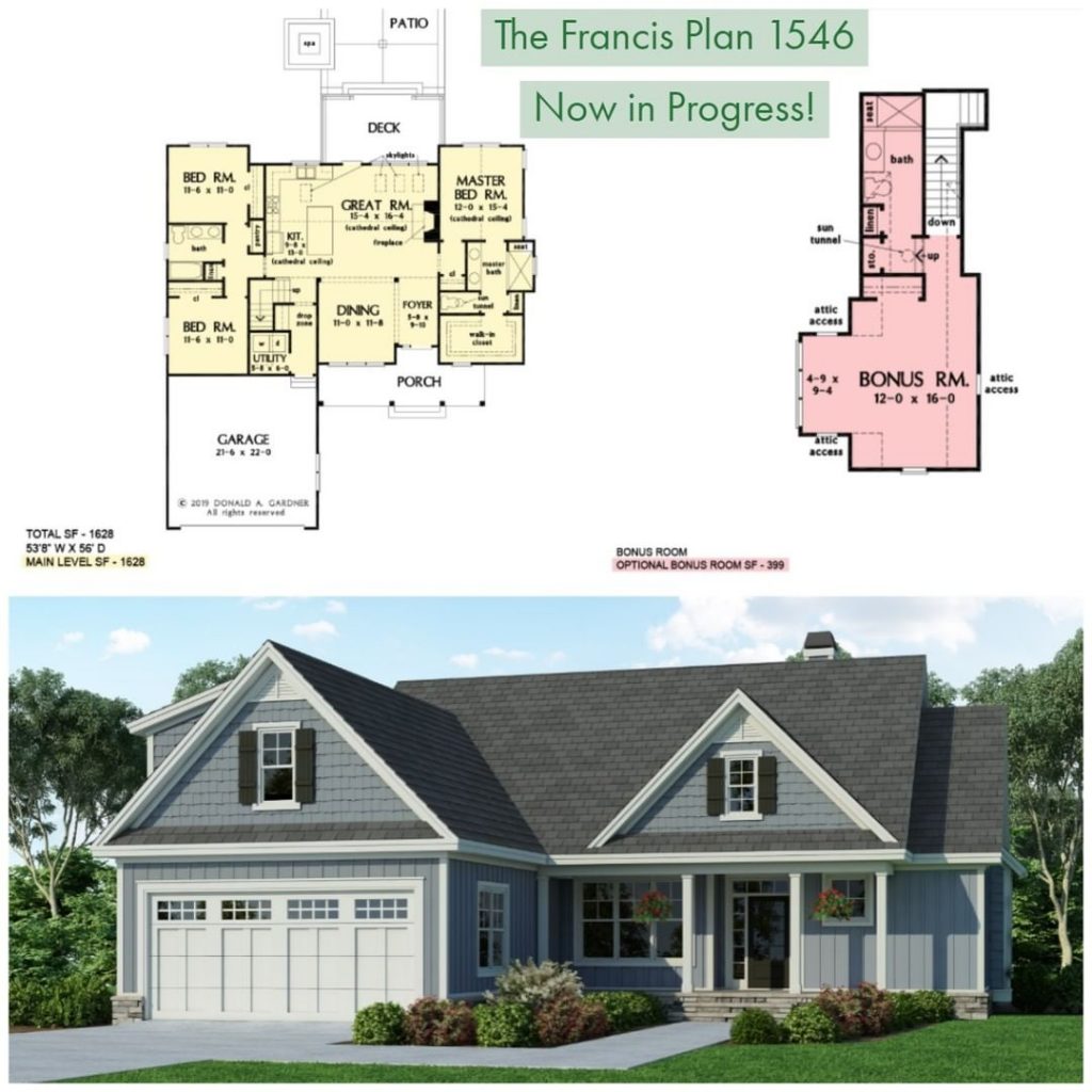 The Francis Plan 1546 is in progress!
