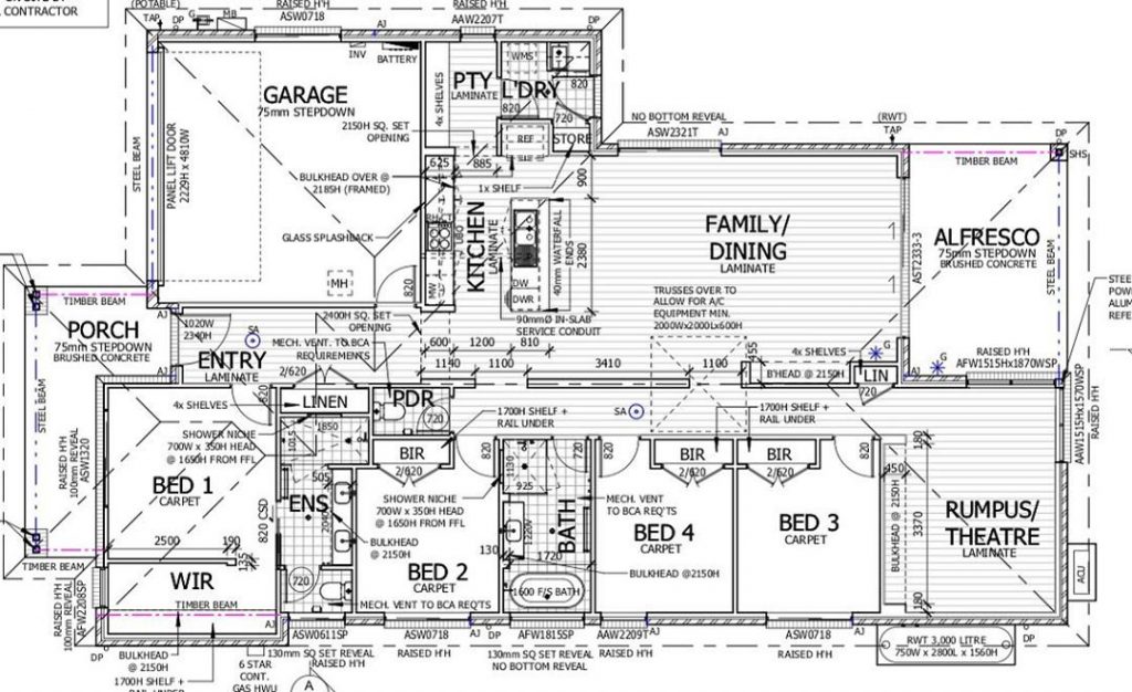 The final plan for our beautiful grace 24. Bring the construction phase