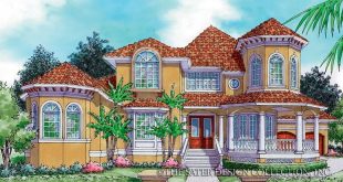 The "Sunset Beach" home plan with a pavilion-style porch is a handsome Victor