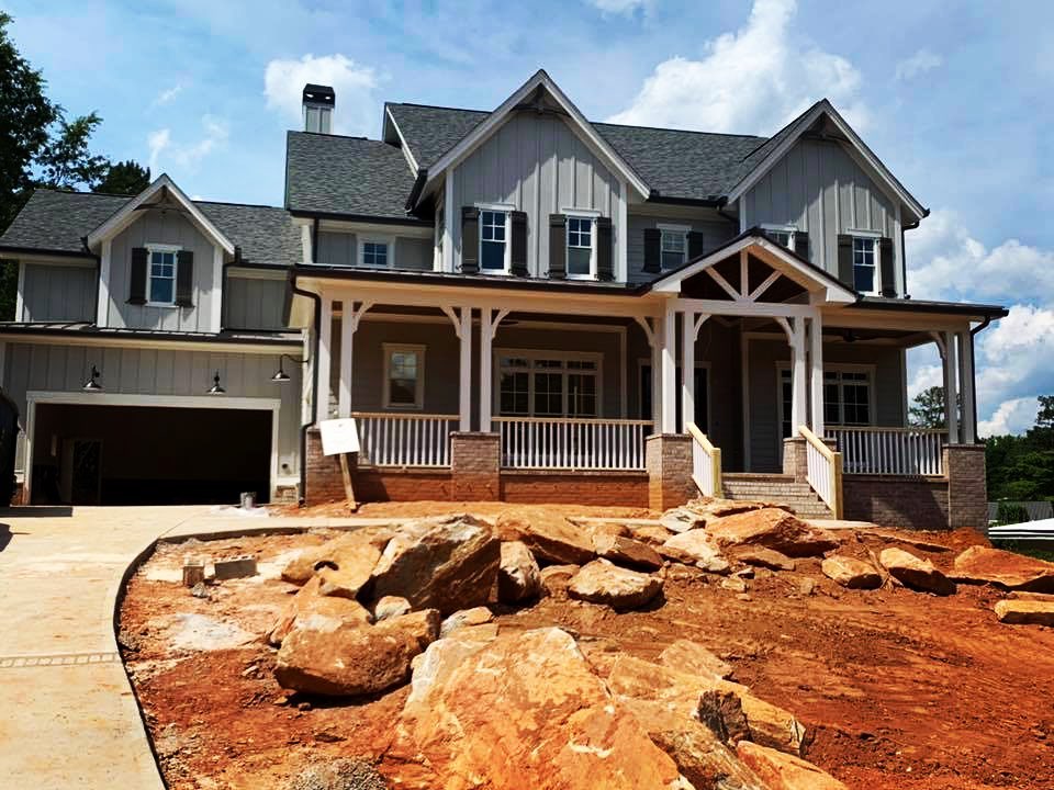 This customs house is almost finished! Modern farmhouse life is only a few weeks away