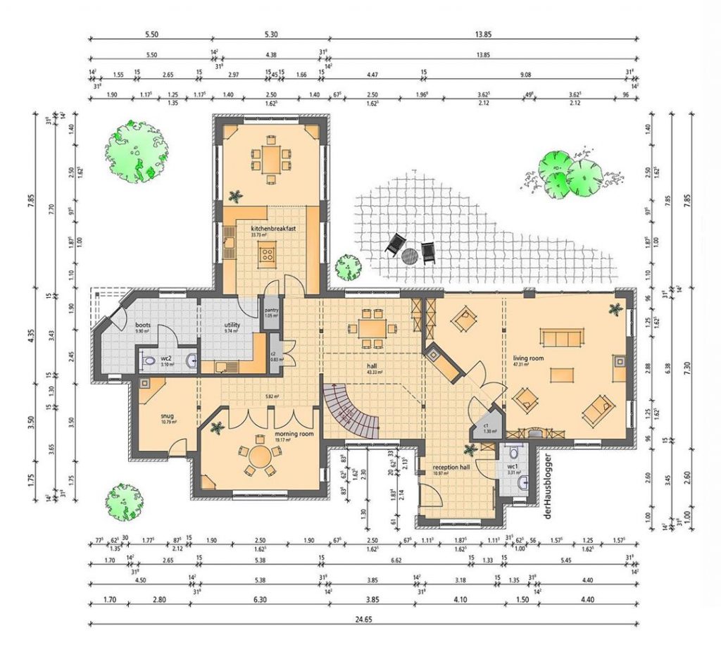 Today I show you again one of my designs for England. The English construction