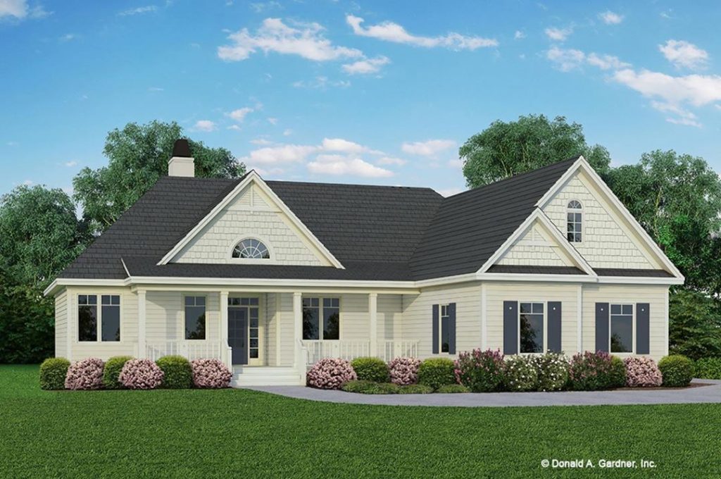 Two master suites make this home a good choice for households with an older l