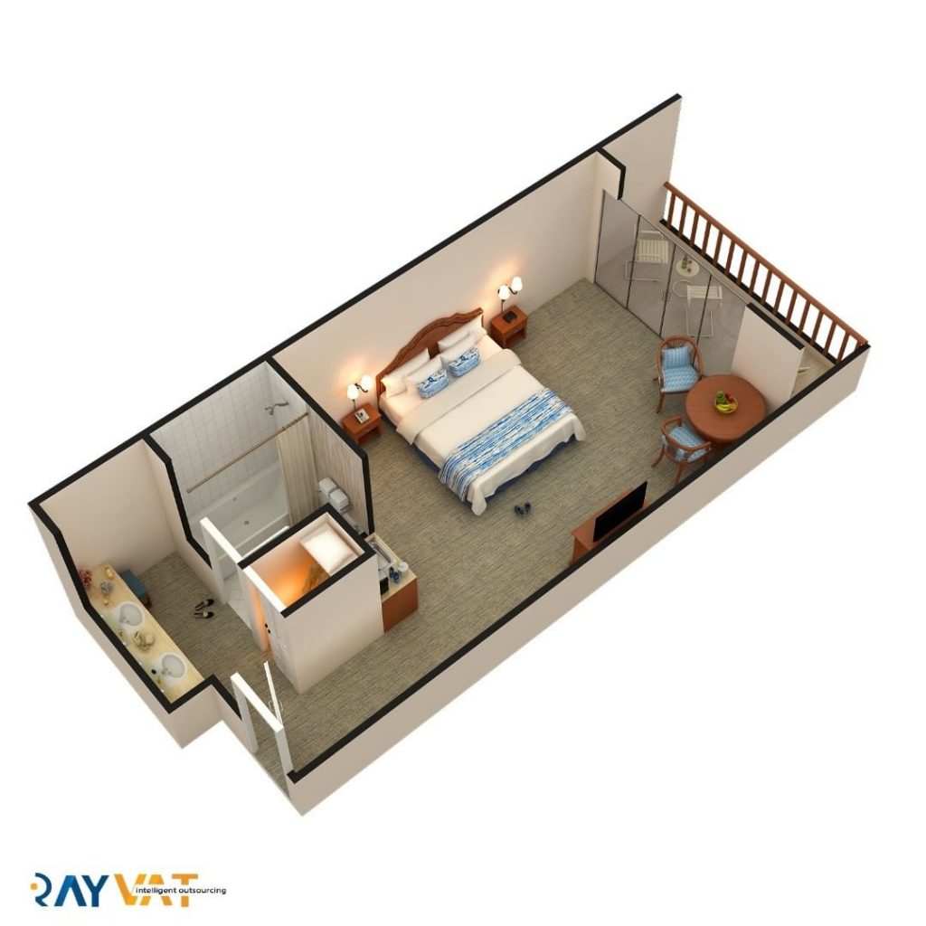 VegaCADD strives to provide the most cost effective 3D floor plan design services