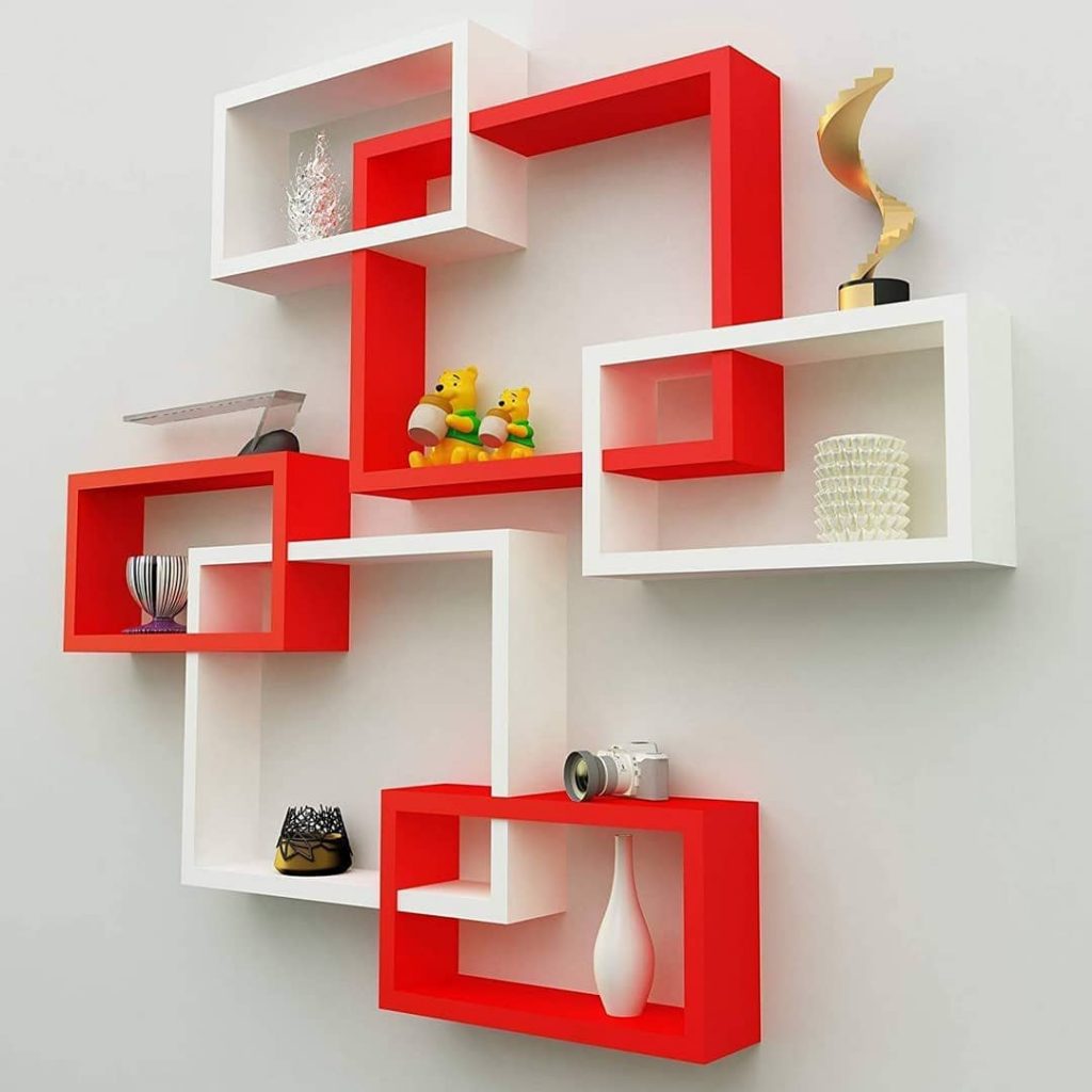 | Wall shelves for your home red and white | Visit our website to buy Follow