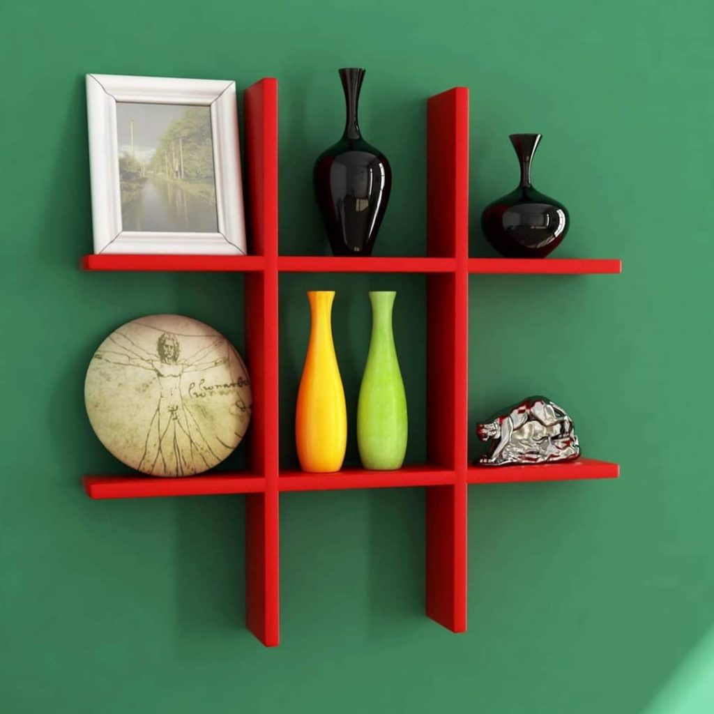 | Wall shelves for your room |
Bright colors always give you a classy look