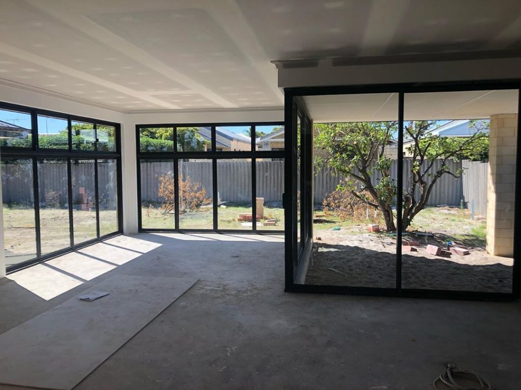 Windows and doors become a big bright room