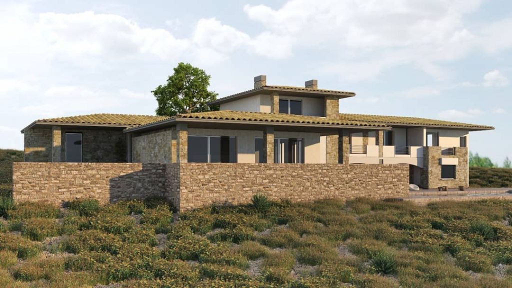 2/4 house with pool in Várkiza _ second draft
Design by Architecture & Urban