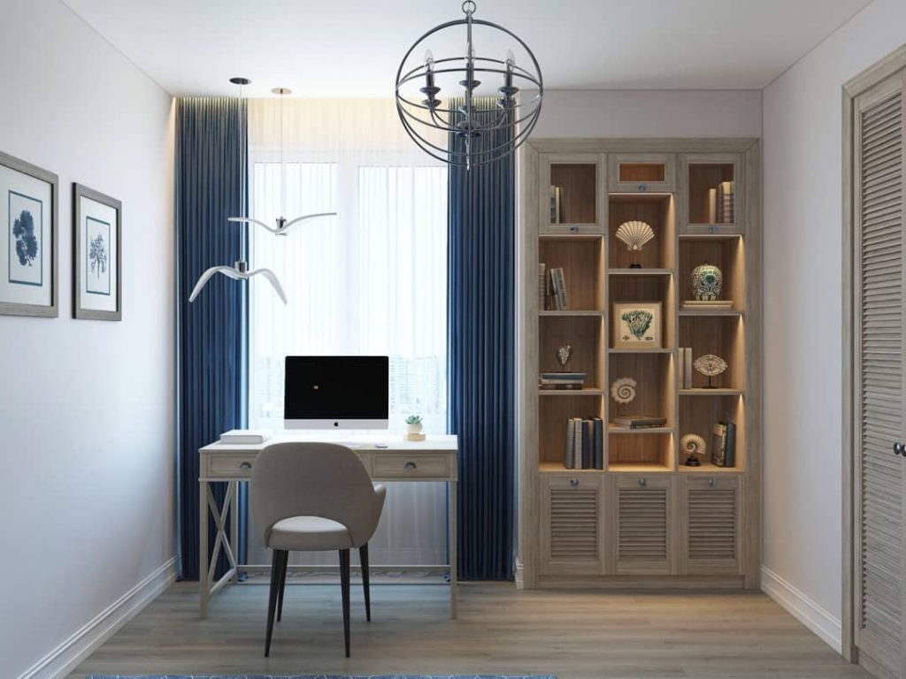Bedroom visualization for the design studio Lidiya Bolshakova NW-interior.
,