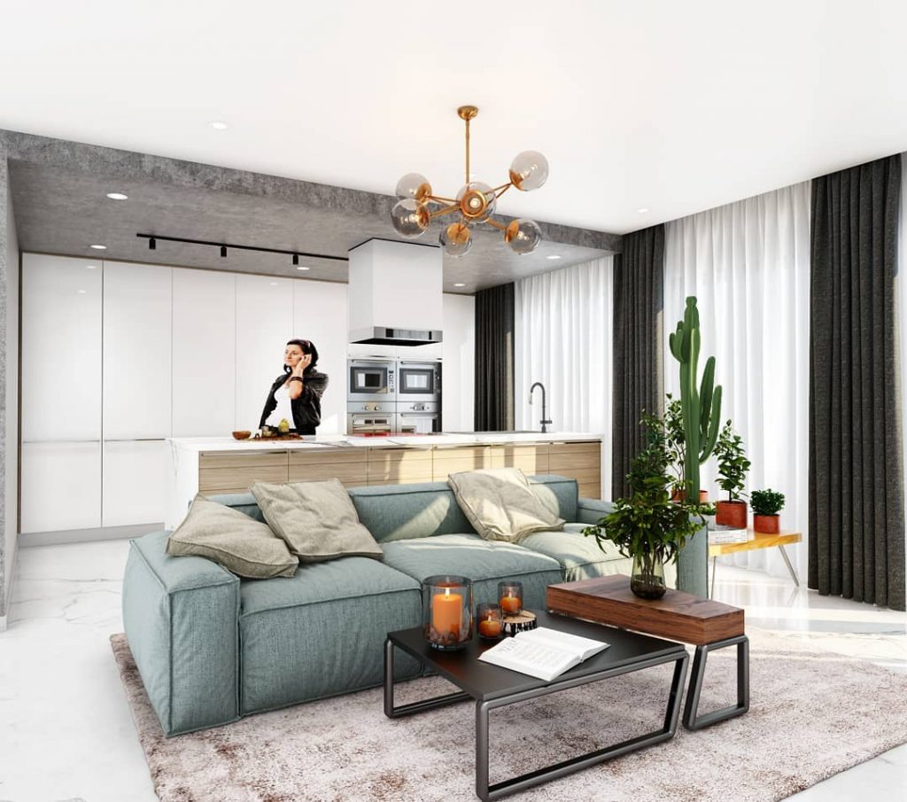 Recently completed work
Studio apartment interior
3dsmax, Vray Next and Photoshop