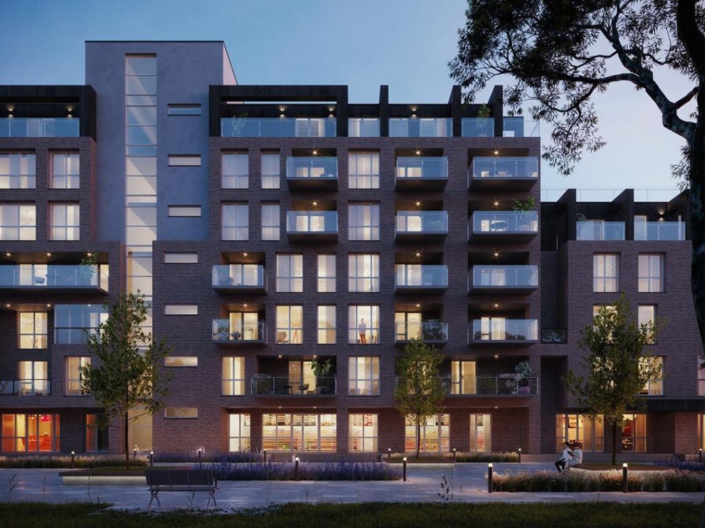 Sweden rendering - we are happy to share this twilight photo from our project in Swed