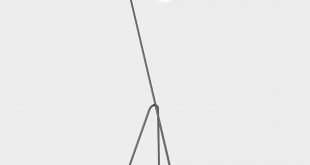 The photorealistic 3D model floor lamp in anthracite is a chic and artistic piece.