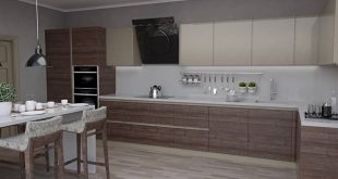 Visualization of the kitchen in loft style of 25 sqm
The project was completed for a young man. M