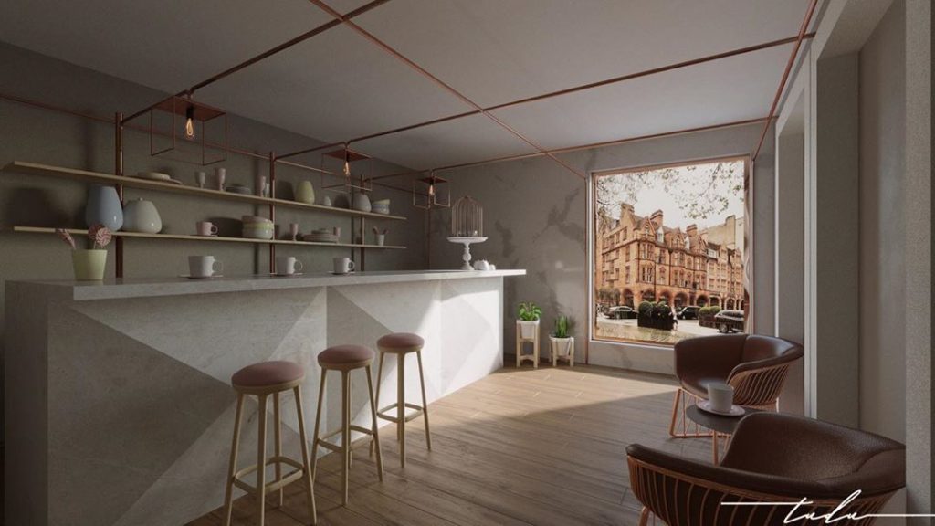• Dessert & Coffee Bar Visualization •
Rose gold.
