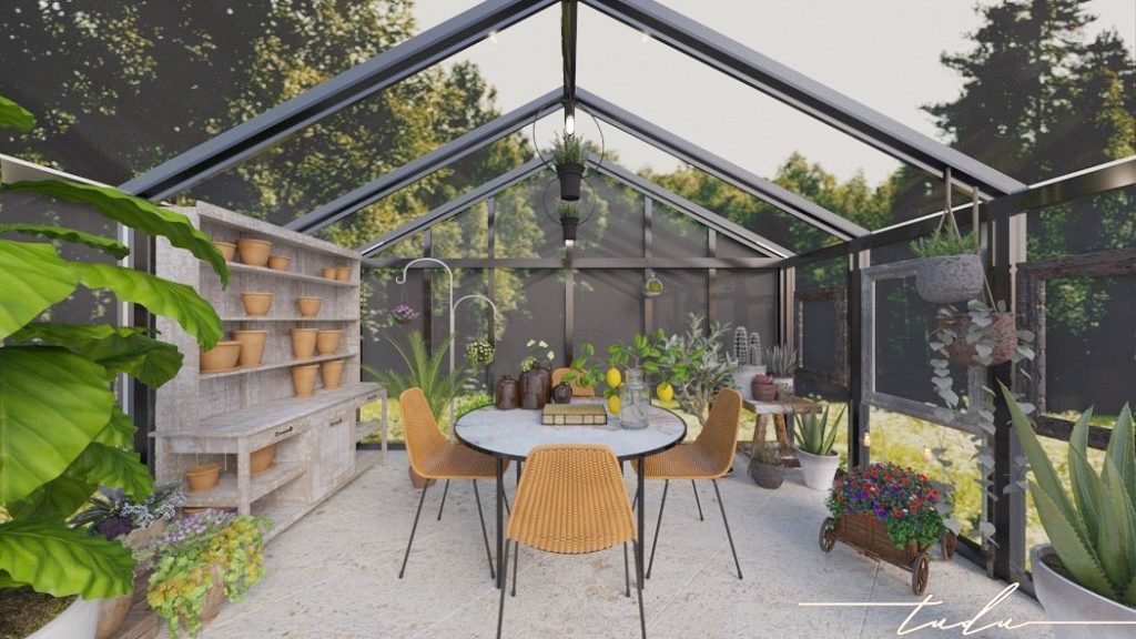 • Garden house visualization •