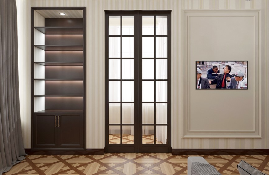 3D visualization of the cabinet /
Design:
3D visualization: