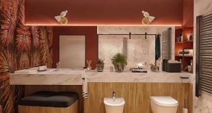 Bathroom by interior designer Hilal Gül Çetin
,

,
,