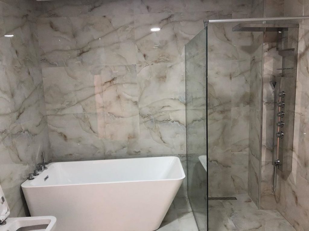 Bathroom design.Design of Banjoja per customer not Ferizaj.