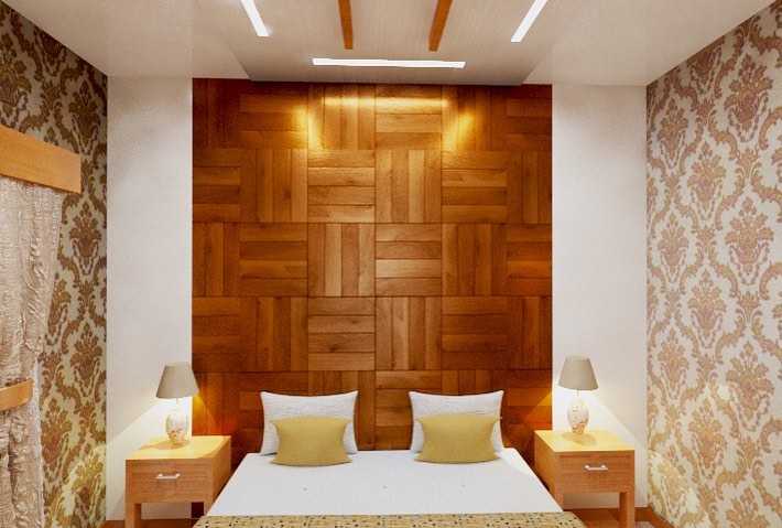 Bedroom developed in 3ds Max Autodesk