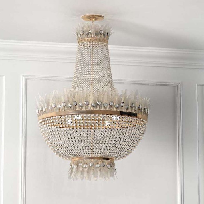 Chandeliers look wonderful as an eye-catcher in a room.
Discover the