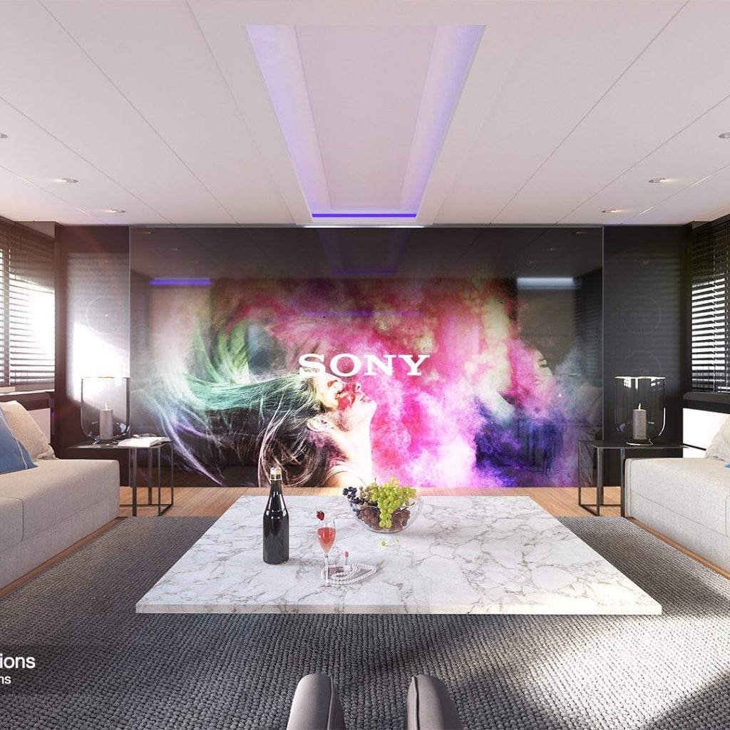 Monaco Yacht Show 2019
SONY presented the new mega-TV screens up to almost 5 m