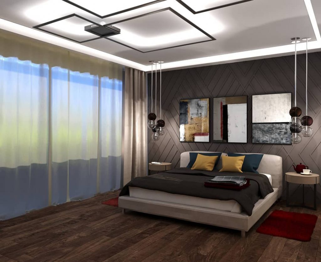 The interior of the living room of the spa complex.