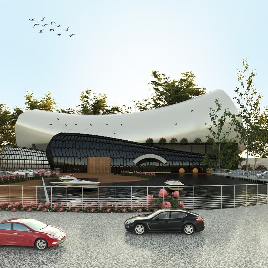 Watersports center for marina district.
AutoCAD revit X max.
Designed by

Whe
