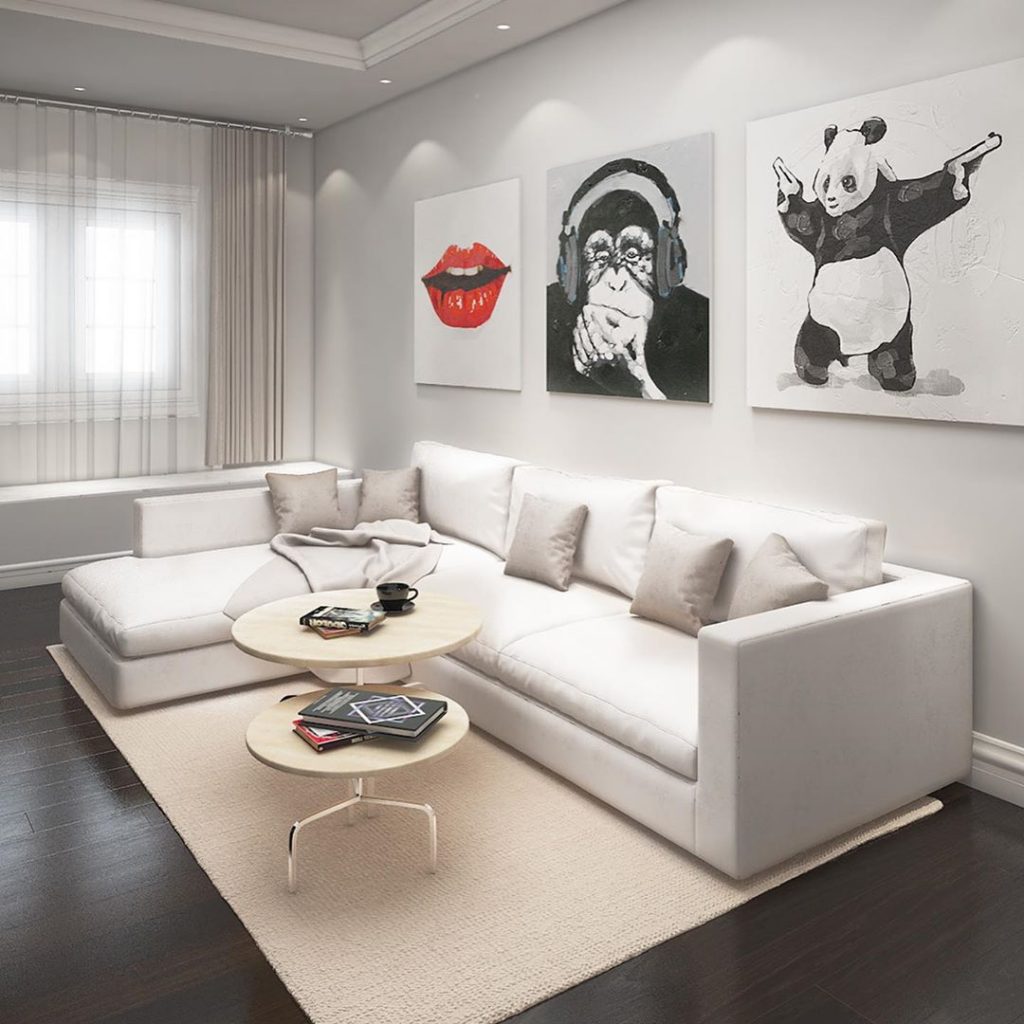 3d Teenage Bedroom Interior design for a Art Deco Mansion in Miami Beach-Th