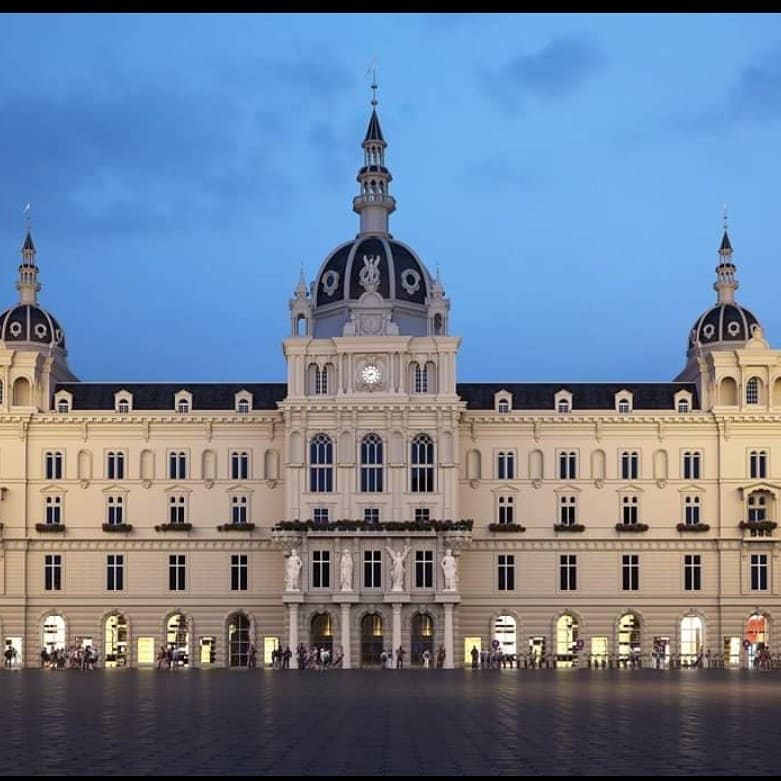 Crazy town hall, Austria
