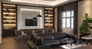 | Personal Office Design | Location: Baku / Azerbaijan • Meeting of gentle elegance