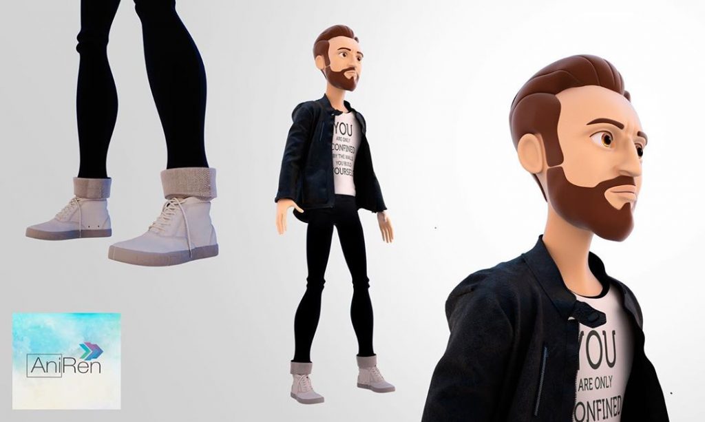 Zamd Huseynov's 3D model. The video clip will be released shortly.