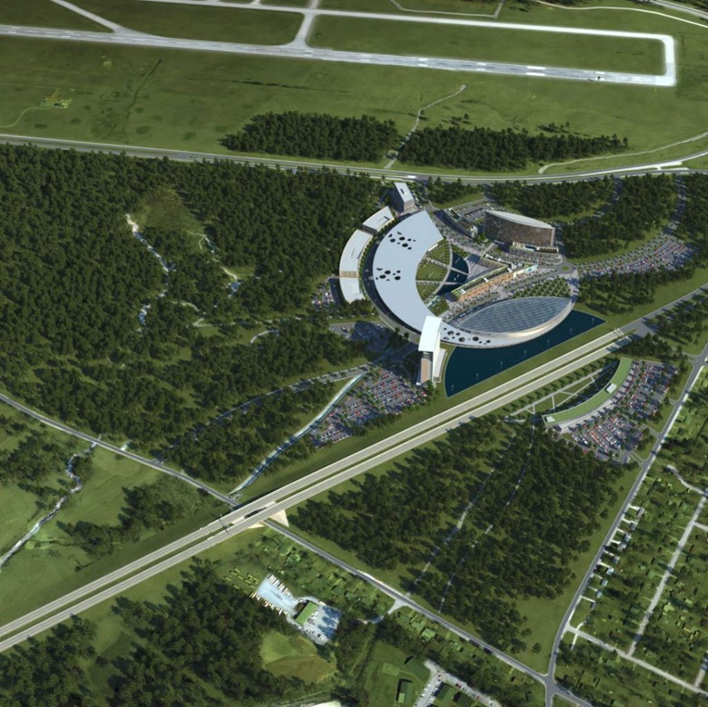 Access Park in Jackson Mississippi. Winner of the Dallas AIA 2009 Unbuilt Design Award