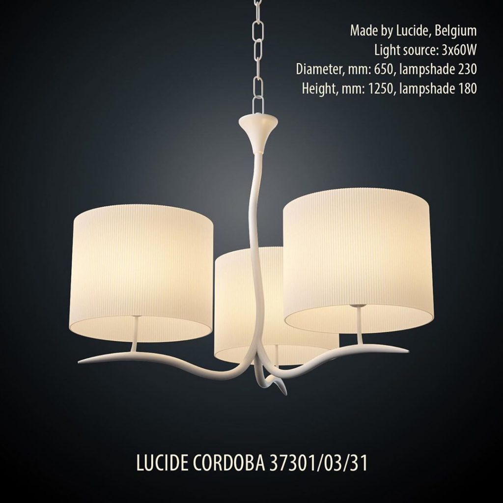 3d model of chandelier Lucide Cordoba.
Made in 3ds max, x-ray renderer.
3D model o