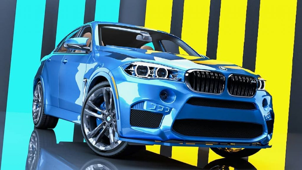 BMW x6 M 3D model made in blender and rendered in 3ds max with Vray. Looks like