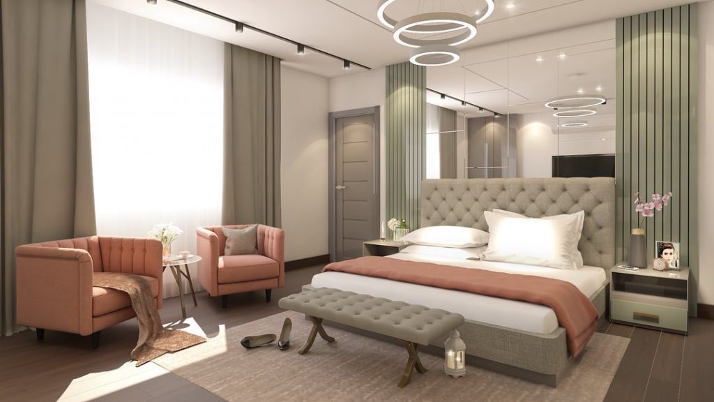 Bedroom design.