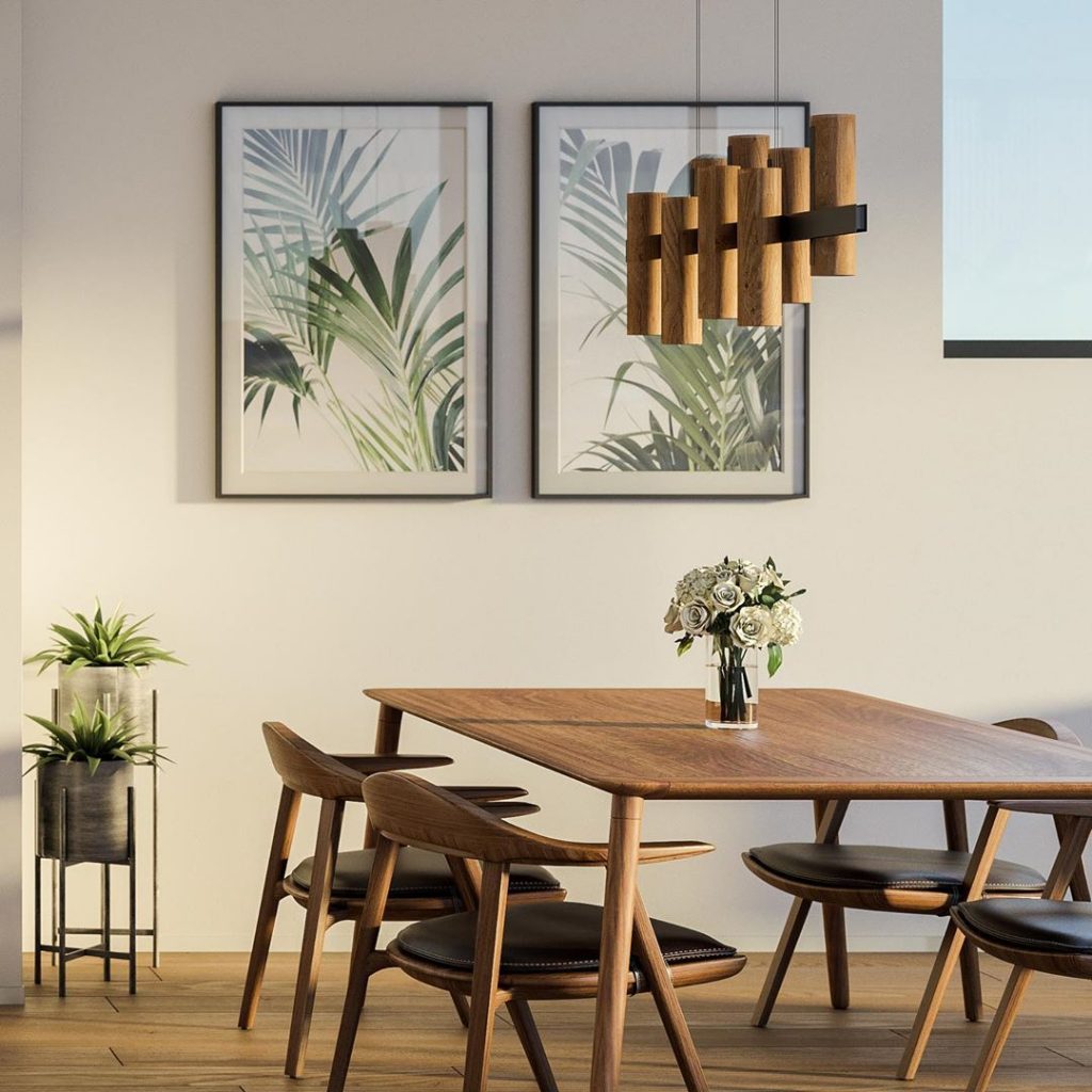 Close-up of the dining area of the Clovelly project. Just how wonderful to gat