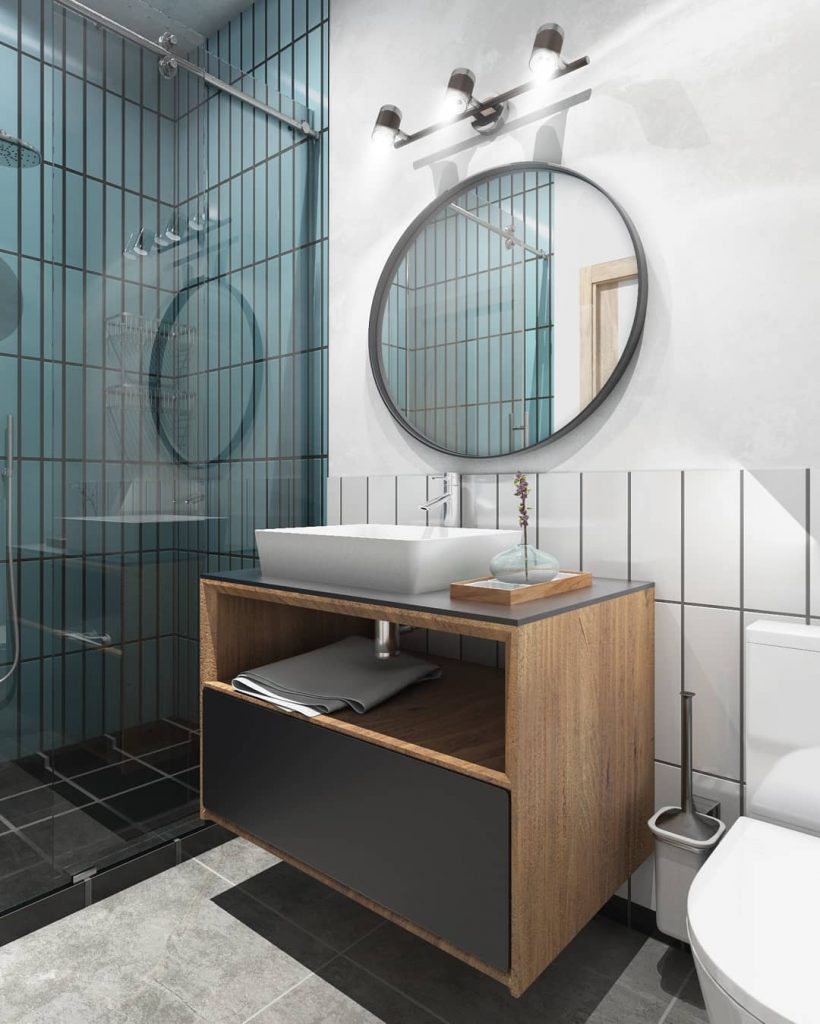 Here is the second render!
Here I used my brother's bathroom with dimensions 1.