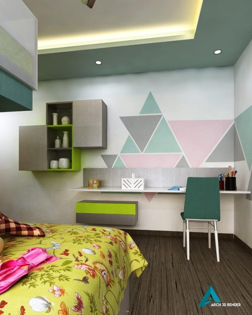 Kids Bedroom Render Development ... Stay tuned for more ...!