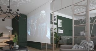 TV and projector. Can be portable Project and Design: DobroDesign 3d vi