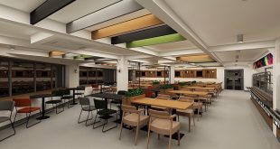The Bayraktar Holding Dining Hall Design belongs to Origami Design.