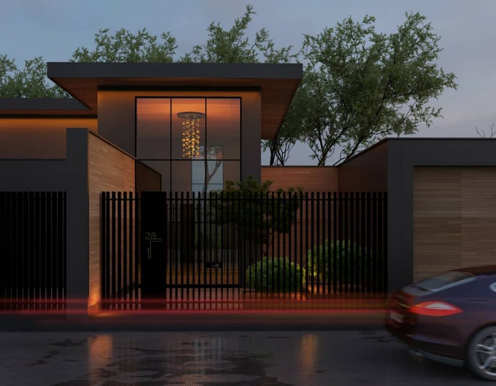 Facade design of a villa
*
*
*