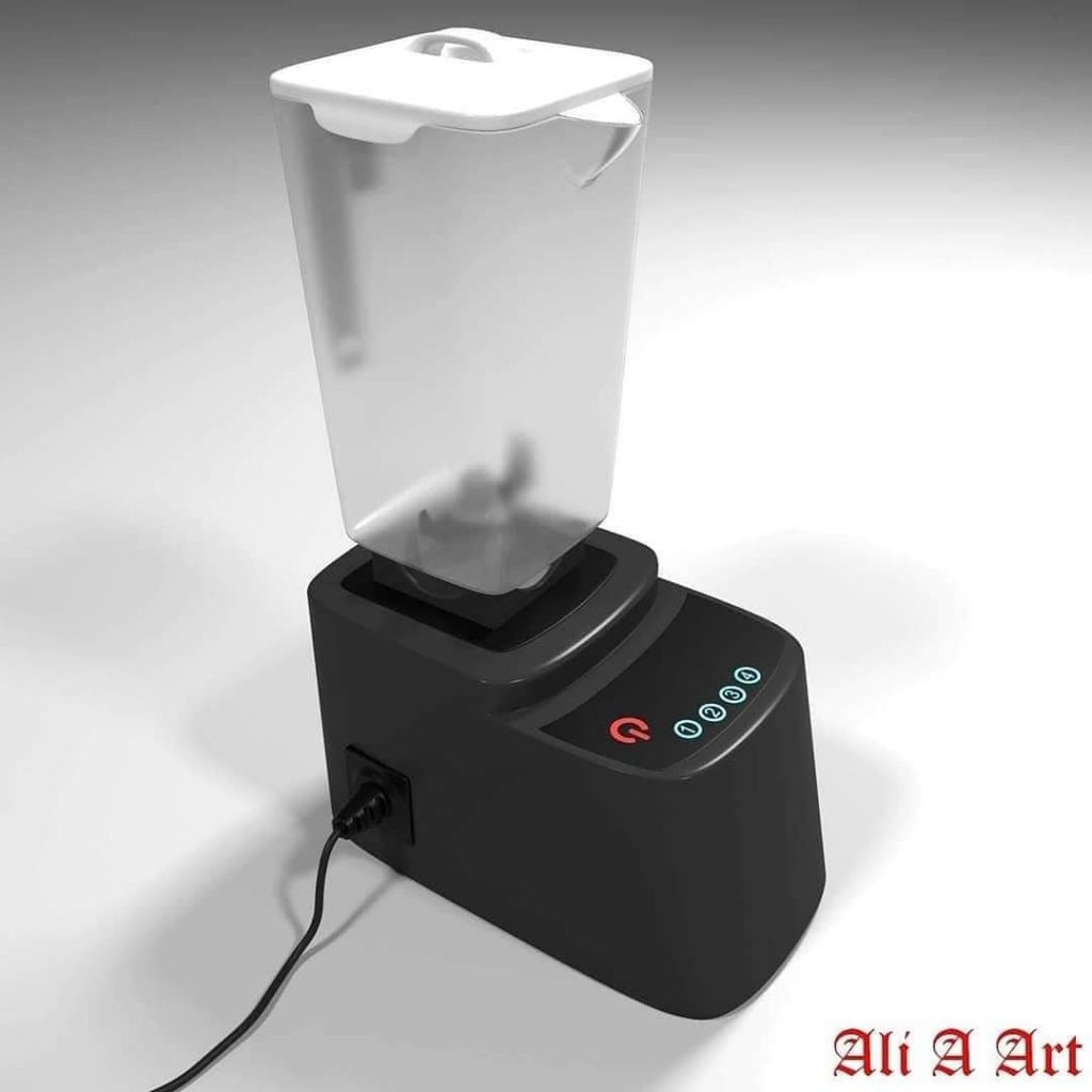 (Electric mixer) my work 3ds max + vray I hope for the interior and exterior design program