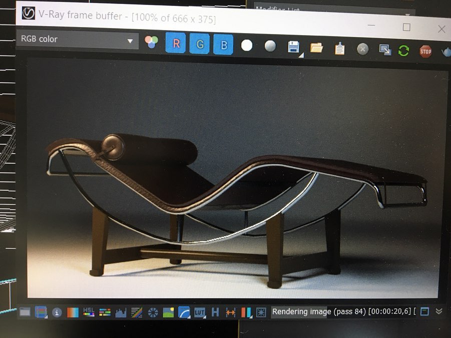 Working on a deck chair in So Far, So Good -