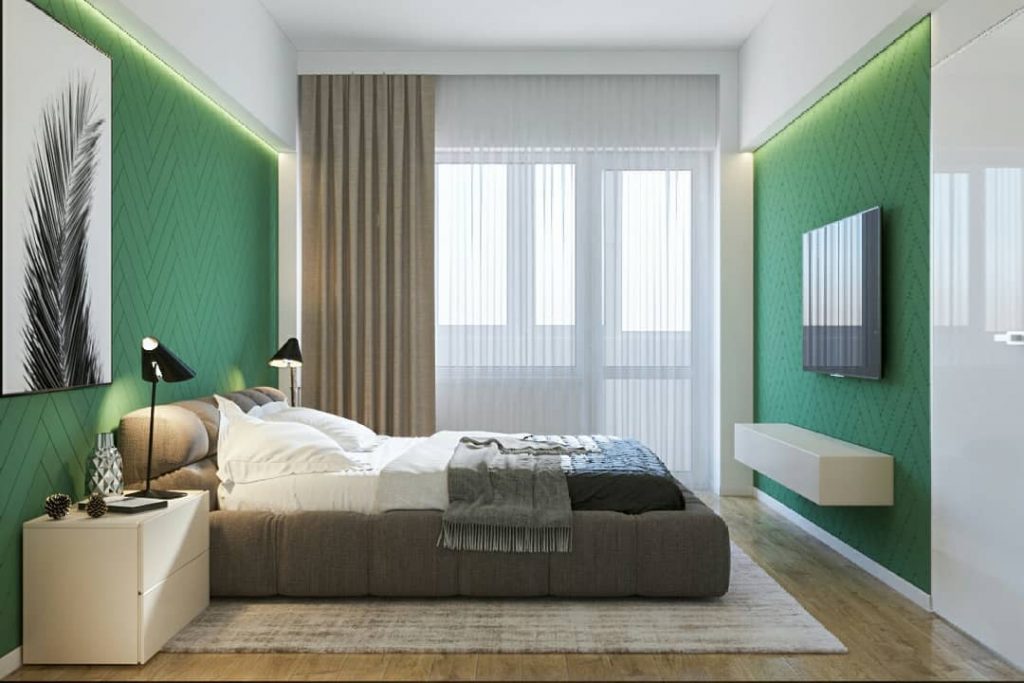 Design and visualization of the bedroom.
3dsmax, Vray, Photoshop.
