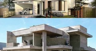 MODERN ARCHITECTURE RESIDENTIAL BUILDING Sketch the model and the real construction