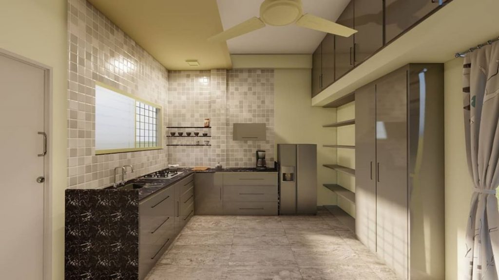 Modular
Kitchen (15'4 "X11'2")