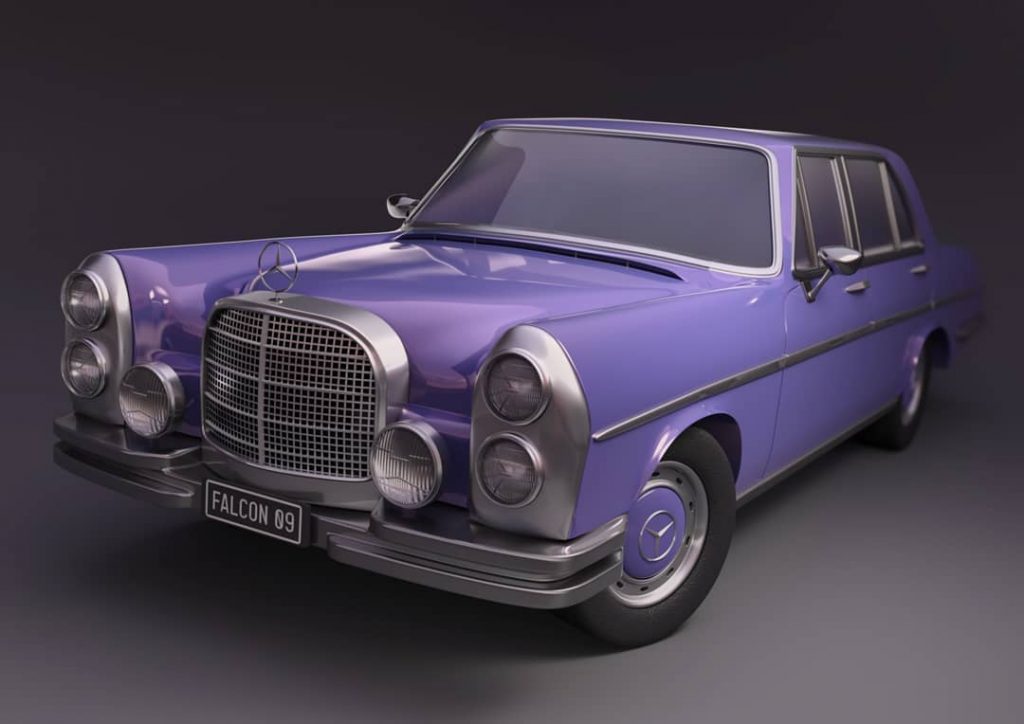 A 3D high poly car model I made! I've been working on it for about a month and I'm pret