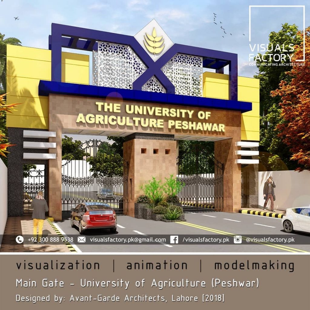 Architectural visualization - UAP Gate - 3DS Max & Vray